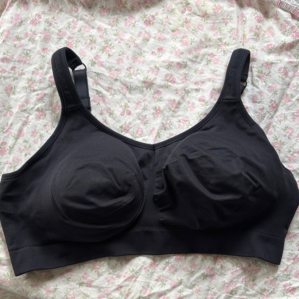 Bravado Black Wireless Everyday Comfort Bra with Wide Band Sculpt